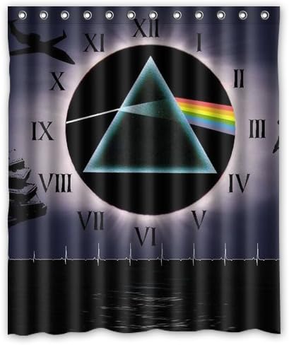 Custom Pink Floyd Dark Side Of The Moon Polyester Fabric Shower