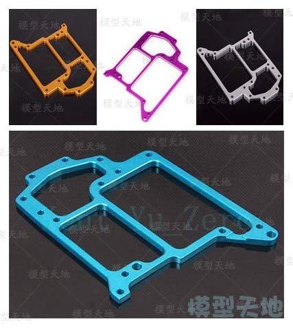 Wincom Dishman Accessories Hsp 102065 122065 Aluminum Aolly Metal Compact Radio Tray 02069 1/10 Upgrade Parts for 94122 94155 94166 94177 94188 - (Color: Yellow)
