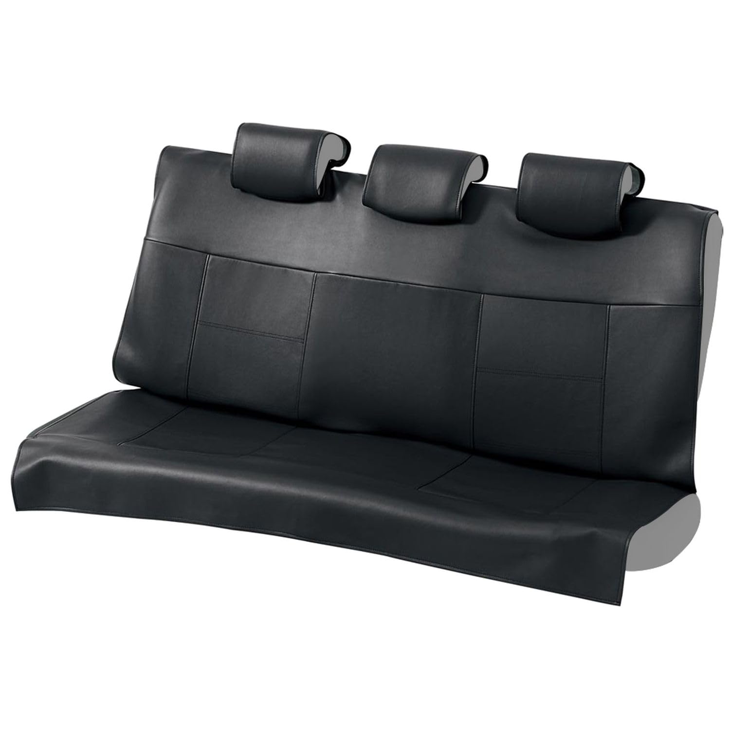 ボンフォーム(BONFORM) シートカバー グランドレザー 軽/普通車 後席単品 ケイ・コンパクトカーリヤ ブラック 4364-26BK商品画像