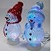 One USB Power Desk Mini LED Glowing Lights For Christmas Holiday Decoration (Snowman)