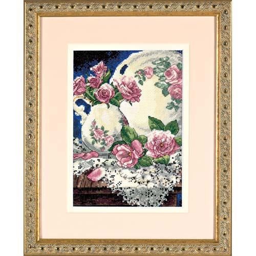 Dimensions Needlecrafts Gold Petite Counted Cross Stitch, Lace