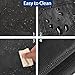 Viefin Set of 4 Wheel Tire Covers for RV, Trailer, Truck, Camper, Motorhome, Van, Auto Car,PEVA Fabric, Waterproof Sun Rain Snow Protectors(PEVA-Black,Fit 27