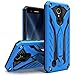 LG K20 Plus Case, Zizo [Static Series] Shockproof [Military Drop Tested] w/ Kickstand [LG K20 Plus Heavy Duty Case] Impact Resistant - LG Harmony,,Blue/Black