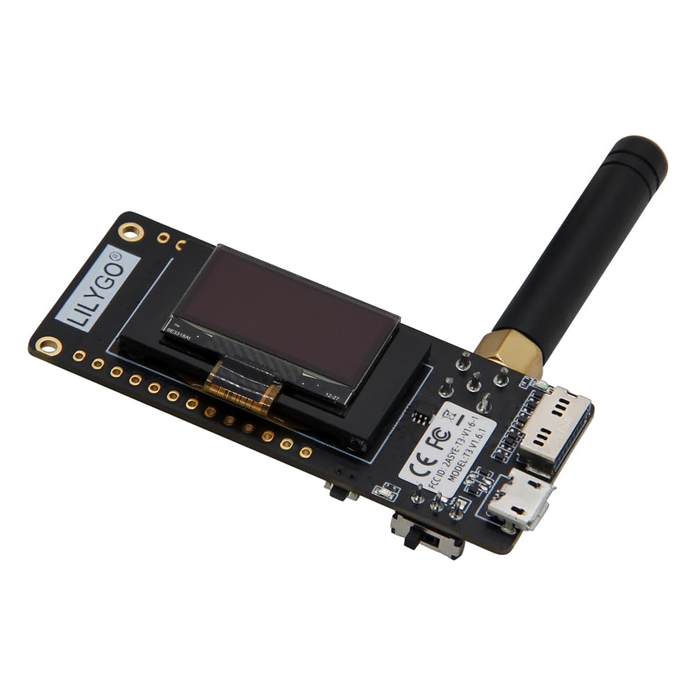 LILYGO TTGO Lora OLED 0.96 Inch SD Card WiFi BLE Development Board ESP-32 Paxcounter Module SMA Metering Passenger Flows (868 MHz)