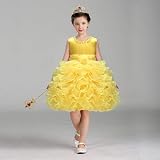 Vicloon Princess Dress Up 2Pcs Elsa Crown Wand Gift Set Pink Yellow view 6