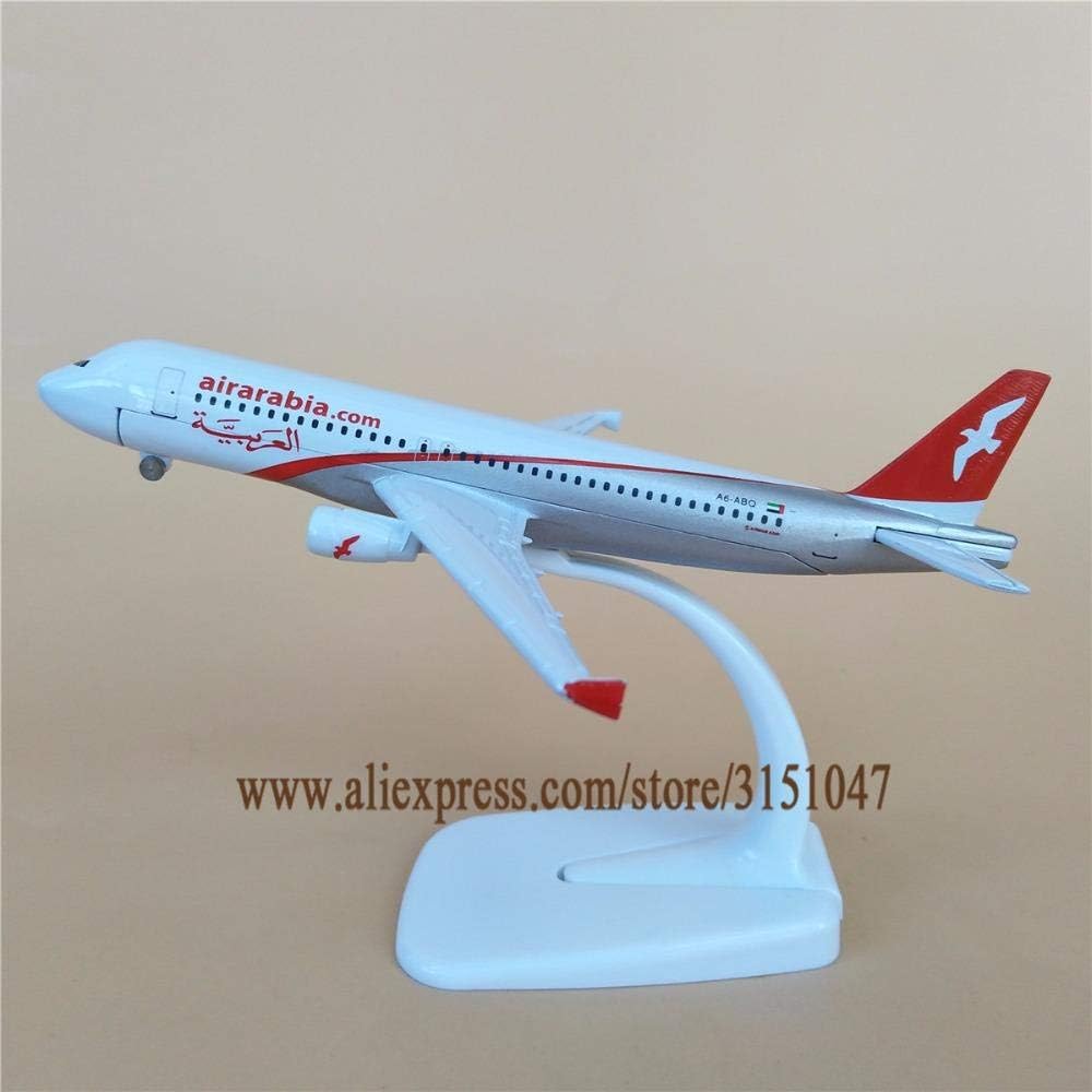 ZLYZ Alloy Metal Air Arabia A320 Airlines Airplane Model Airarabia Airbus 320 Airways Plane Model Aircraft Kids Gifts 16cm
