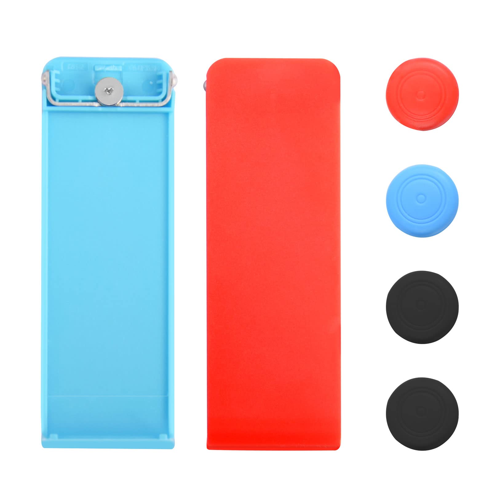 LONANDY Switch Kickstand Replacement, 2 Pcs Kickstand Replacement Back Stand for Nintendo Switch (Red & Blue)