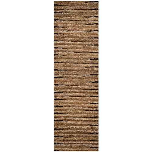 Safavieh Organica Collection ORG211A Hand-Knotted Premium Jute Runner, 2'6" x 12' , Natural