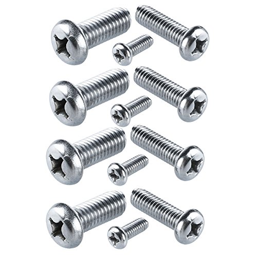 Screws Bolts for TV Mount 12Pcs of Assorted M4 M6 M8 Fixing Universal