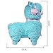 KSB 18'' Giant Blue Scarf And Earmuff Plush Alpaca,100% Plush Stuffed Animals Doll Toys,Best Birthday Gifts For The Children Kids