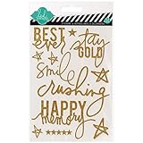 Heidi Swapp Glitter Stickers, Gold
