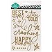 Heidi Swapp Glitter Stickers, Gold