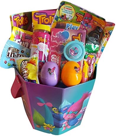 Dreamworks Trolls Theme Activity Gift Basket Bundle Set