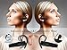 Bluetooth Headset【Upgraded Bluetooth V5.0】, Handsfree Earpiece Wireless Earphone in-Ear Earbud Headphone with Microphone and Mute Key for Business/Office/Driving (240 Hours Standby Time, Black)
