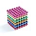 Magnetic Balls (5MM Set of 216 Balls) Magnetic Sculpture Desk Toys for Intelligence Development and Stress Relief by Raleighsee (Multicolor)
