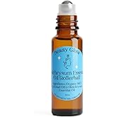 Helichrysum Essential Oil 10ml Roll-On Helichrysum Gymnocephalum & Organic MCT Coconut Oil Face & Body Moisturizer, Skin Healing, Bruises, Winkles Beauty Glow