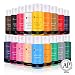 Acrylic Paint Set by Color Technik, Artist Quality, New Colors, 18x59ml (2-Ounce) Bottles, Best Colors for Painting Canvas, Wood, Clay, Fabric, Nail Art & Ceramic, Rich Pigments, Heavy Body, Gift Box