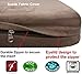 Dogbed4less Jumbo Orthopedic Extreme Comfort Memory Foam Dog Beds for Extra Large Dog, Waterproof Internal Case and Machine Washable External Cover, 55X47 Pet Pillow, Brown