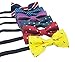 Zakka Republic 6pc Adjustable Pre-tied Boys Bow Tie Accessory Set (BBT-04)