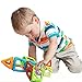 7TECH 61 PCS-Magnetic Tiles Toys Educational 3D Building Blocks Extra 16 Number Cards Included