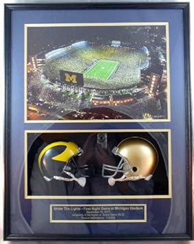 Amazon.com: Michigan Notre Dame bajo las luces fútbol 3d ...