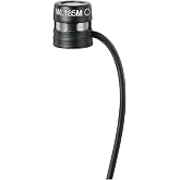 Shure WL185M Professional Low-Profile Lavalier Microphone - Cardioid Condenser Lav Mic with TA4F Termination, Includes Pouch, Tie Clip &amp; Snap-Fit Windscreen - Black (WL185MB/C-TQG)