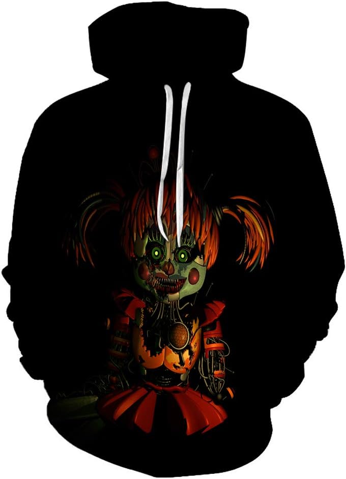 Five Nights at Freddy's Sweatshirts Outerwear Pullover Men and Women Sweater Sweatshirt Comfortable Sports Fashion Autumn and Winter Casual Adult Wild Trend Five Nights at Freddy's Hoodies