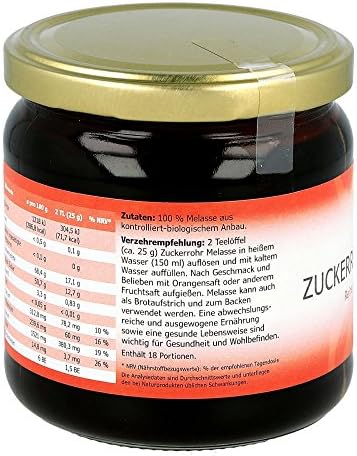 Aurica Bio Zuckerrohr Melasse Nicht Raffiniert Sirup 450 G Oplossing Amazon Nl