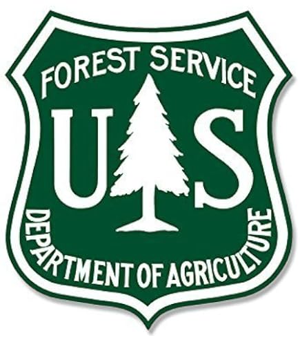 Amazon.com: LPF USA Yellow & Green US Forest Service Shield