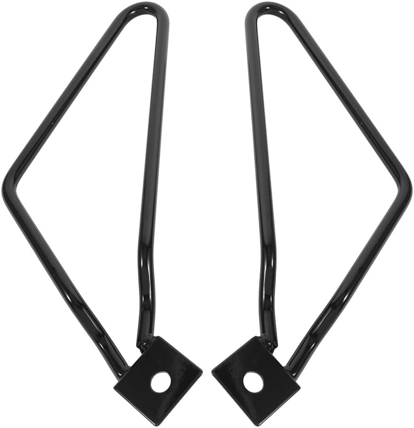 Keenso Chrome Plated Saddlebag Bracket Support, Iron, Black for XL883/1200 HD1450/1584, default - Image 3