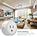 Wifi Smart Plug Smart Socket Works With Alexa Google Home IFTTT Smart Home,WiFi Outlet Remote Control Your Appliances from Anywhere ETL Listed