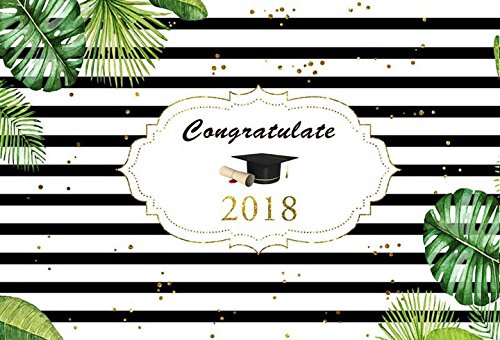 2018 High School Graduation party Spray Painted backdrops