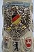 German Coat of Arms Collectible Engraved Beer Stein