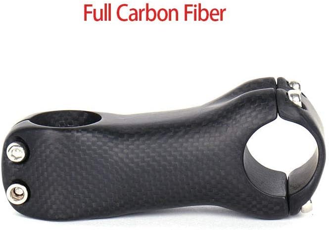 QIKU Nieuwste Black MTB/road bike stem carbon Stem 3K matt stuurpen carbon 6 hoek 31.8 * 70-130mm