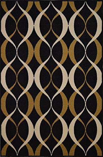 Black And Gold Area Rugs