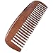 Sunday&May Portable Anti-static Health Care Hair Silky Peach Wooden Wide Teeth Comb