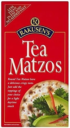 (8 PACK) - Rakusen Tea Matzos| 150 g |8 PACK - SUPER SAVER - SAVE MONEY