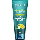 Mielle Organics Curl Forming Glaze - Kalahari Melon &amp; Aloe Vera Deep Hydration Styling Gel for Dry, Curly and Textured Hair - Enhances Curl Definition with Long-Lasting Hold &amp; Shine, 7.5 Ounce