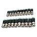 ZRAMO 20 Pcs Q9 Screw Terminal Camera Video BNC Male Balun Adapter Connector for Coax CAT5 CCTV Security Camera