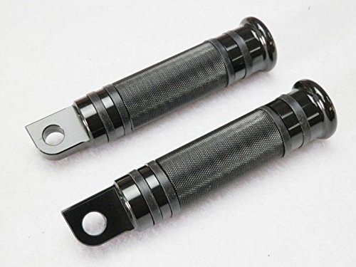 Motorcycle Black CNC Billet AluminumÂ Rear Front Foot Pegs Footrest for HD Dyna Harley HeritageÂ Softail Fat Boy Fatboy Lo Road King Ultra Limited TriÂ StreetÂ Electra Glide Sportster 1200 883 Rocker