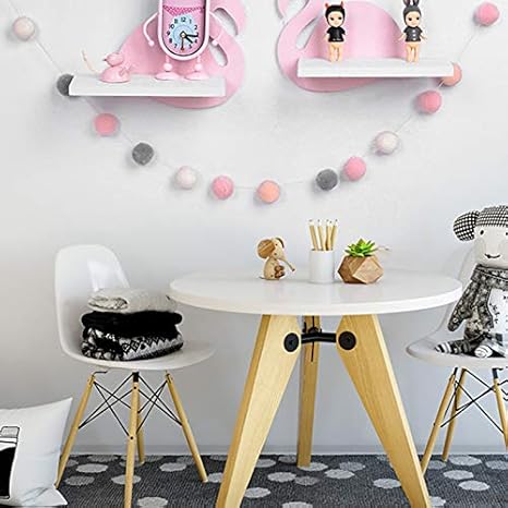 Napravi Rs Jingyuu Etagere Murale Decoration Chambre Fille En Bois Etagere Flamingo Hauteur cm Long 19 8cm Etageres Murales Casiers Etageres Et Tiroirs