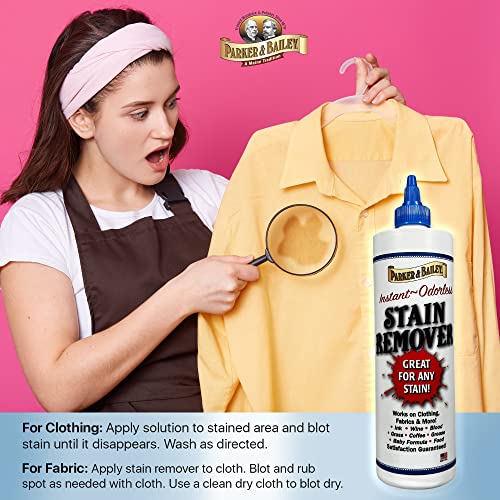 Parker & Bailey Liquid Stain Remover Instant Stain Removal on Laundry