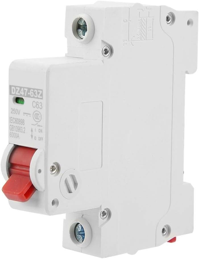 idalinya DZ47-63Z-1P 63A DC Miniature Circuit Breaker Leakage Protection Air Switch