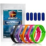 NextDia Shield Natural Anti Mosquito Repellent Bracelet - 5 Pack - Insect & Bug Band Safe for Kids & Adults Travel Size Outdoor Control a Must Have Camping Hiking Fishing Accessories