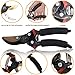 EONLION Pruning Shears, 8 Inch Professional Sharp Bypass Garden Shears, Hand Pruner, Tree Trimmers Secateurs, Clippers, High-Carbon Steel, Premium Titanium