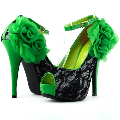 SHOW-STORY-Sexy-Lace-Peep-Toe-Flowers-Stiletto-High-Heel-Platform-ShoesLF30408