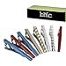 BMC 8pc Mix Colored Alloy Metal Mens Fashion Tie Bar Clips Set - Looking Sharp