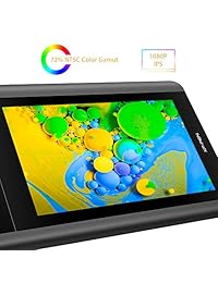 XP PEN Artist12   Monitor de dibujo FHD de 11,6 pulgadas con pantalla gráfica con soporte multifunción para bolígrafo PN06 y guante 8192