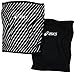 Asics Replay Reversible Knee Pad, One Size Fits All, Black/White