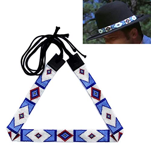 Cowboy Western Beaded Hat Band Rodeo Style Handmade